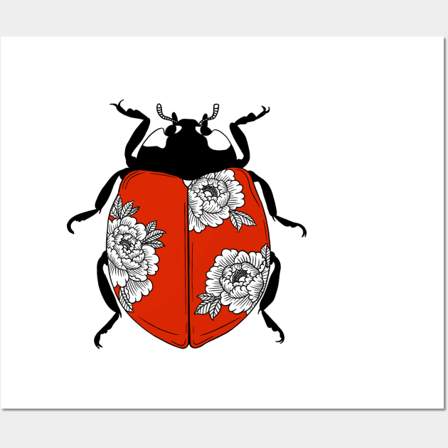 Ladybug Wall Art by marissafv